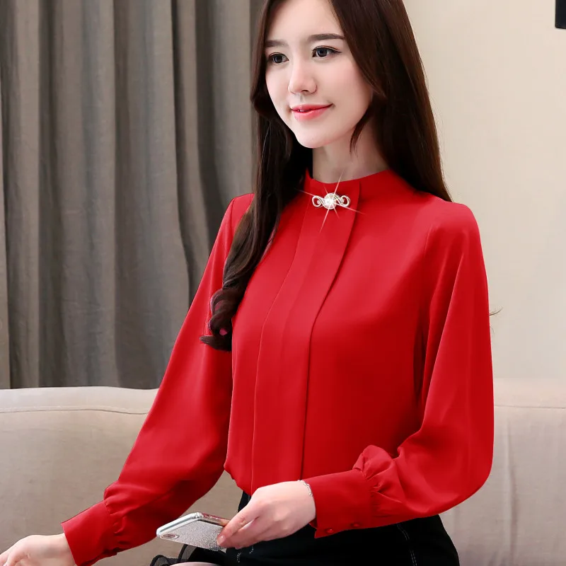 Quality Autumn Spring Womens Tops and Blouses Ladies Long Sleeve Shirts Casual Chiffon Blouse Work Wear Office Blusas Femininas
Quality Autumn Spring Womens Tops and Blouses Ladies Long Sleeve Shirts Casual Chiffon Blouse Work Wear Office Blusas Femininas