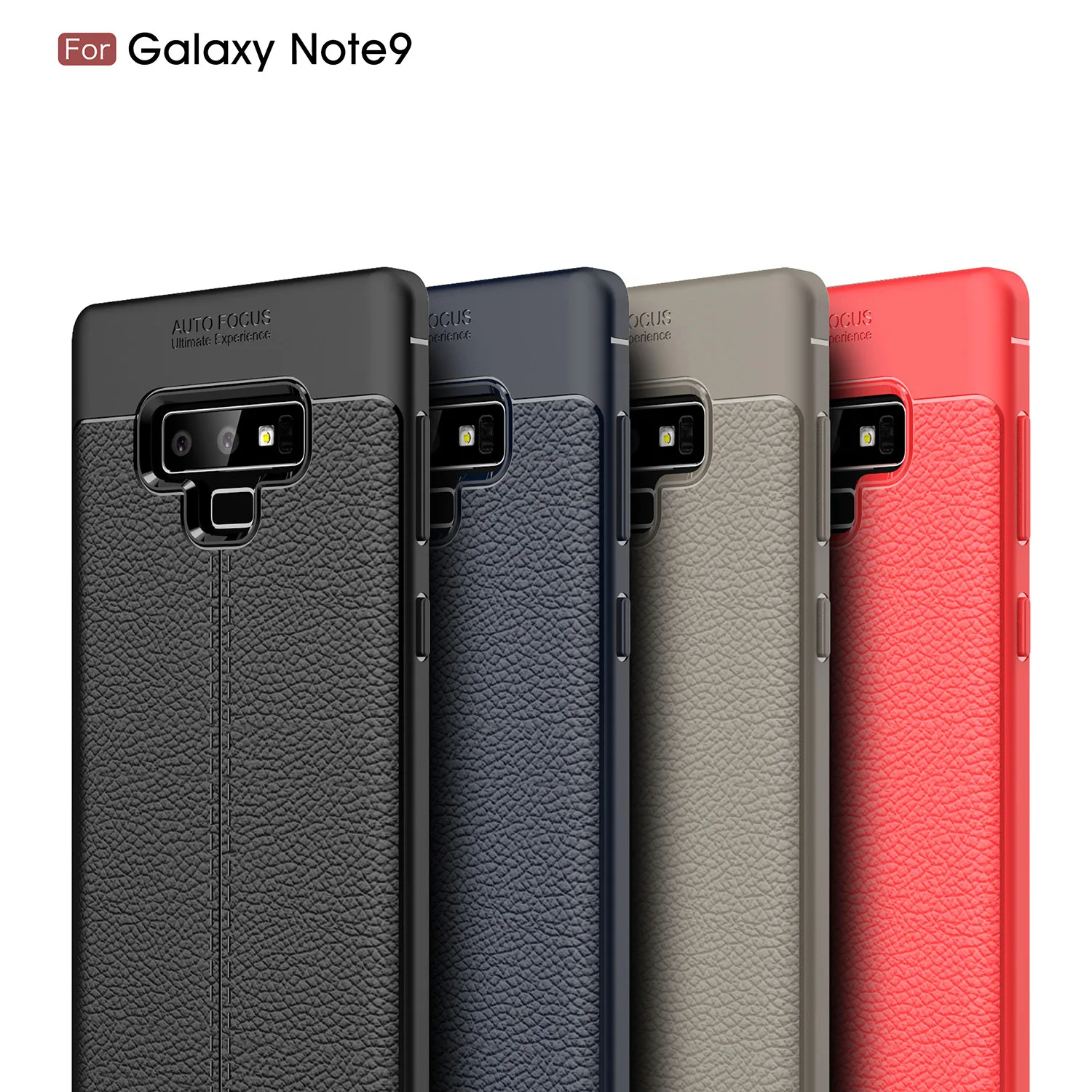 Для Samsung S9 Plus S8 Note 8 9 чехол из искусственной кожи личи Мягкий ТПУ силиконовый для A9