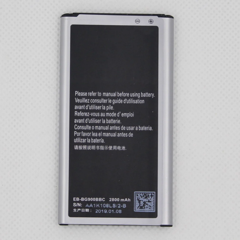 20 шт./лот для Samsung Аккумулятор EB-BG900BBE EBBG900BBC GALAXY S5 EB-BG900BBU SM-G900T GT I9600 G900F 2800mAh
20 шт./лот для Samsung Аккумулятор EB-BG900BBE EBBG900BBC GALAXY S5 EB-BG900BBU SM-G900T GT I9600 G900F 2800mAh