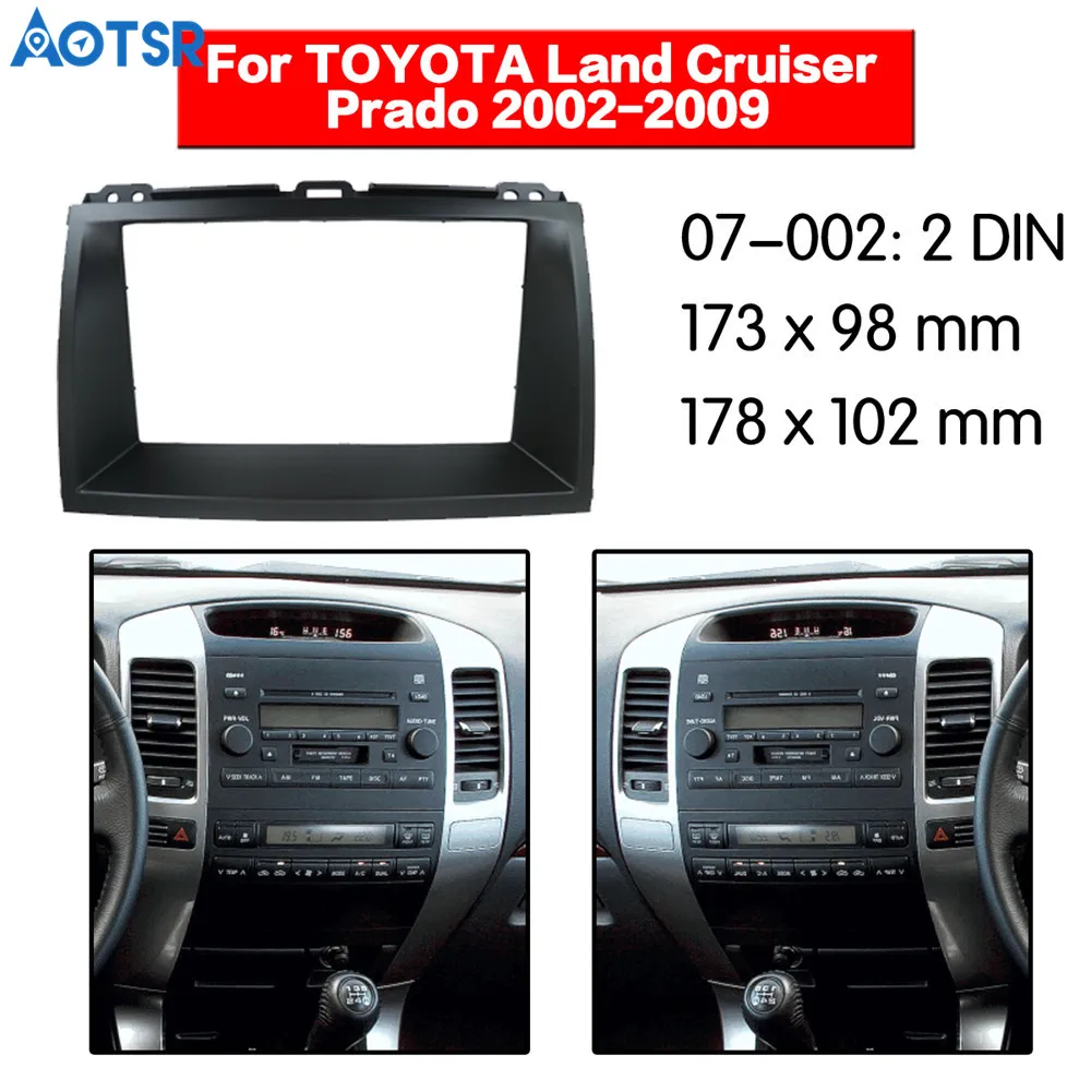 2 din радиоприемник для TOYOTA Land Cruiser Prado (120) /LEXUS GX 470 2002-2009 установочный адаптер рамка для приборной панели DVD ABS CD
2 din радиоприемник для TOYOTA Land Cruiser Prado (120) /LEXUS GX 470 2002-2009 установочный адаптер рамка для приборной панели DVD ABS CD