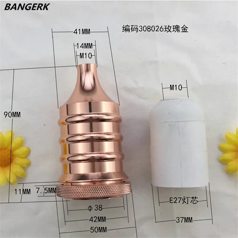 E27 Screw Bulb Base Aluminum Light Socket Industrial Retro Fittings Lamp Holder Vintage Edison Bases For Pendant lights
E27 Screw Bulb Base Aluminum Light Socket Industrial Retro Fittings Lamp Holder Vintage Edison Bases For Pendant lights