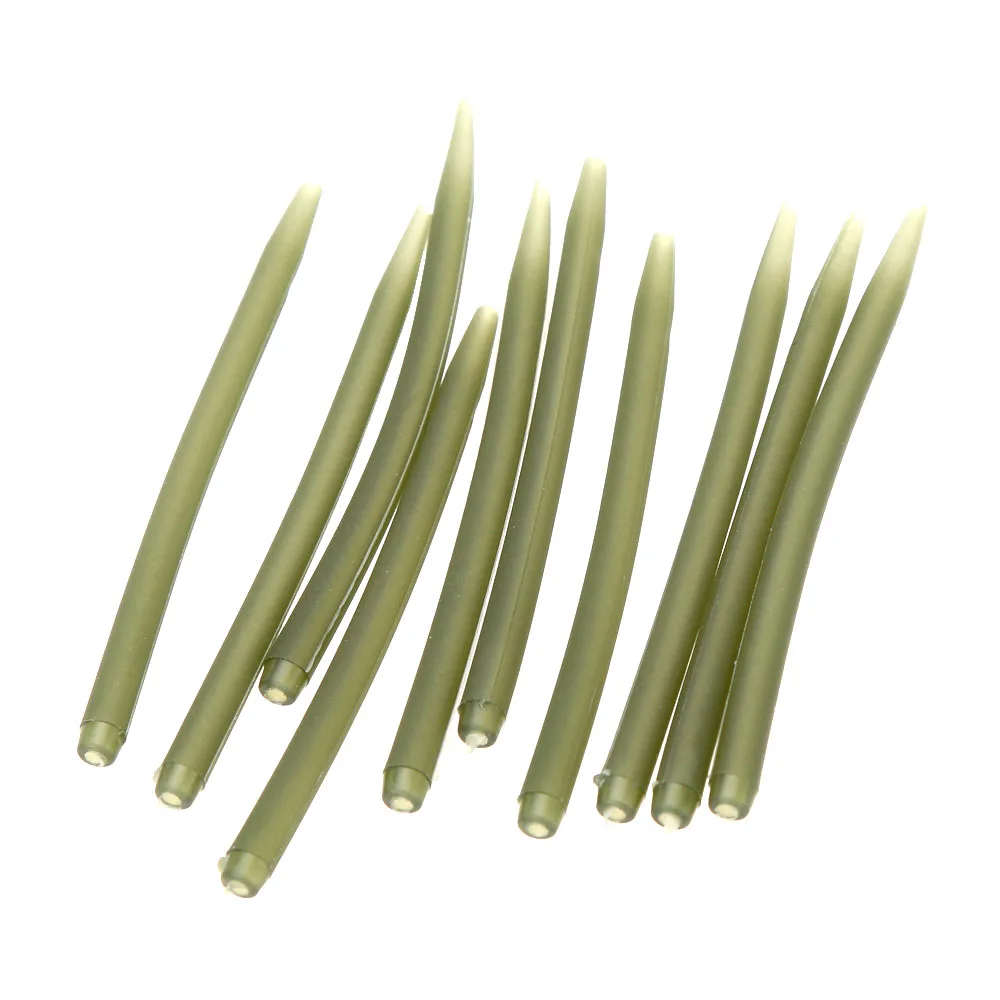 100pcs 53mm Fishing Accessories Anti Tangle Sleeves Connect With Hook For Carp Fishing Tackle