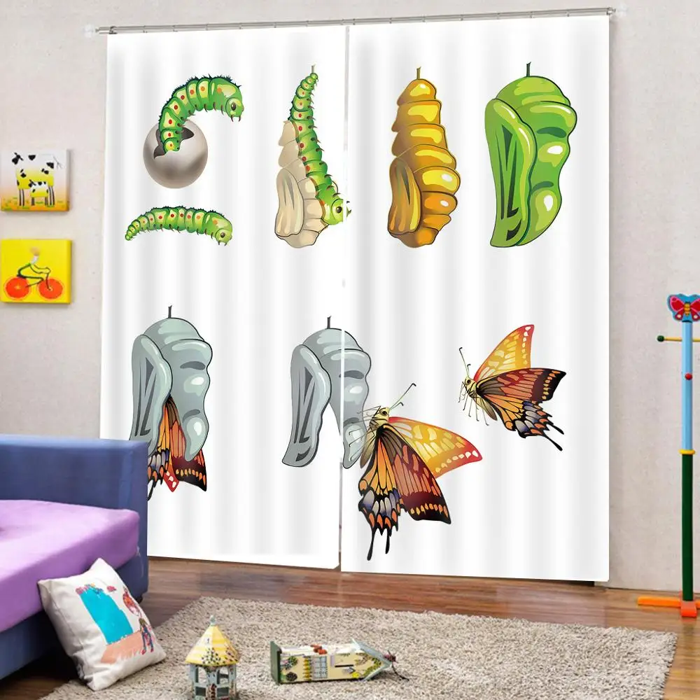 customize home windows living room curtains blackout Kid room butterfly printing blackout curtains
customize home windows living room curtains blackout Kid room butterfly printing blackout curtains