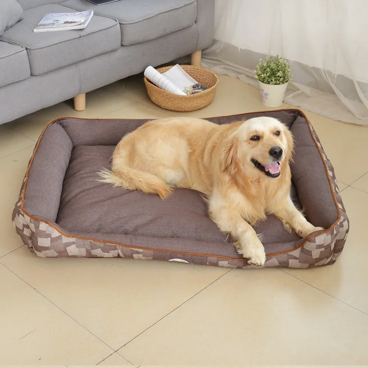 Мягкая кровать для собак теплый флисовый коврик кошек домашний шезлонг диванная