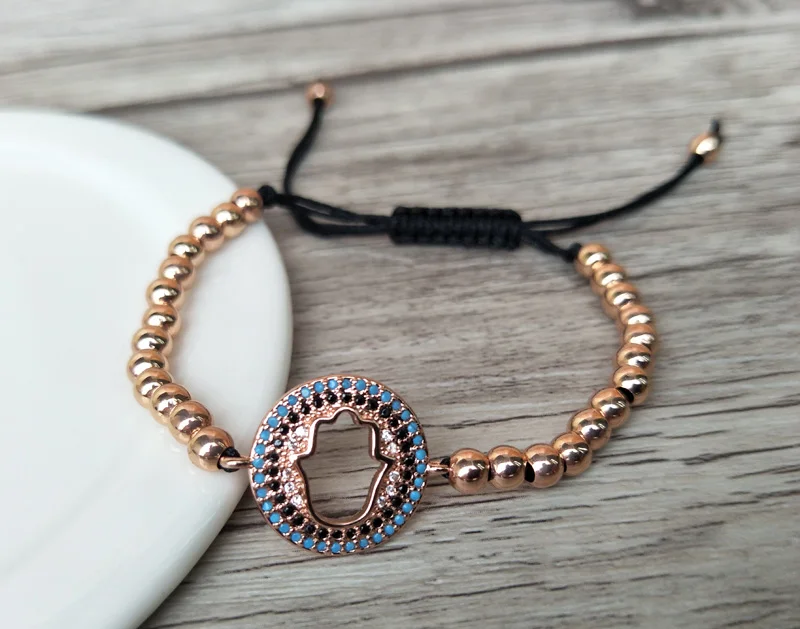 10 Pcs Micro Pave CZ Turkish Style Hamsa Hand Connector Charm Beads Bracelet Braided Macrame handcraft Jewelry Xmas Gift BG134
10 Pcs Micro Pave CZ Turkish Style Hamsa Hand Connector Charm Beads Bracelet Braided Macrame handcraft Jewelry Xmas Gift BG134