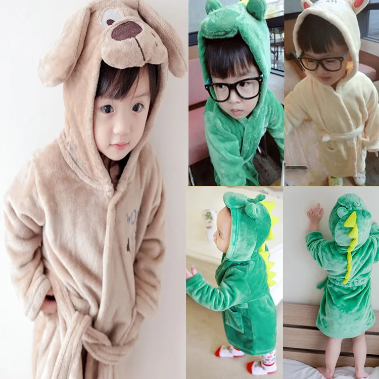 New Children's Bath Robe Lovely dinosaur rabbit Cartoon Cosplay Design Kids Boys Girls Pijamas Sleepers Flannel Pajamas
New Children's Bath Robe Lovely dinosaur rabbit Cartoon Cosplay Design Kids Boys Girls Pijamas Sleepers Flannel Pajamas
