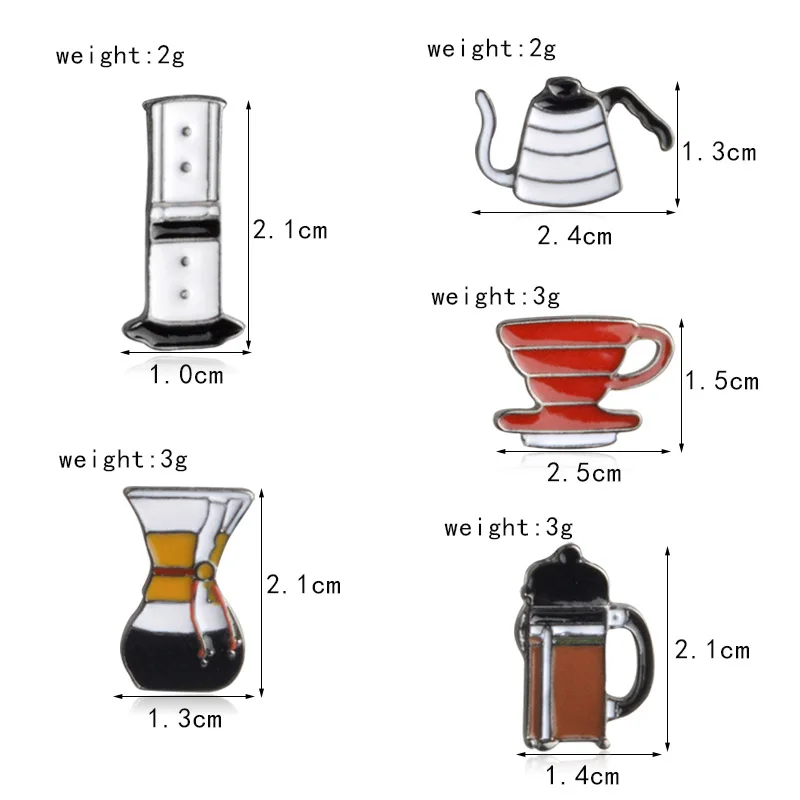 Металлические значки Coffee с мультяшным рисунком 2017 новые модные броши Значки для