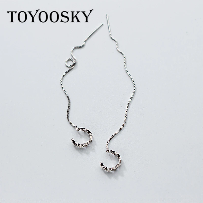 100% 925 Sterling Silver Wave Ear Clip Tassel Earrings With Cubic Zirconia 3 Wearring Methods Ear Line for Women
100% 925 Sterling Silver Wave Ear Clip Tassel Earrings With Cubic Zirconia 3 Wearring Methods Ear Line for Women