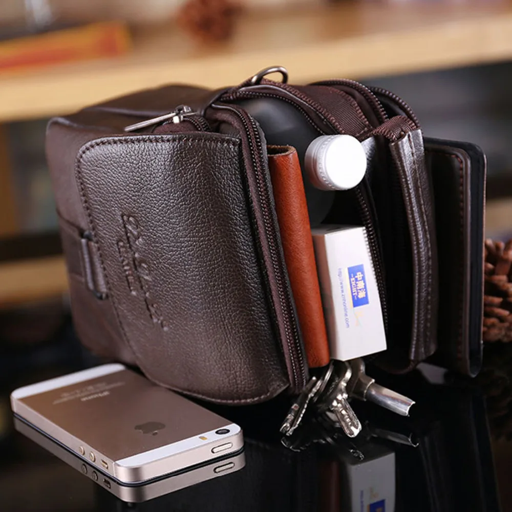 Norbinus Men Genuine leather Messenger Shoulder Crossbody Bag Fanny Waist Bags Casual Hip Belt Phone Pocket Cigarette Case Pouch
Norbinus Men Genuine leather Messenger Shoulder Crossbody Bag Fanny Waist Bags Casual Hip Belt Phone Pocket Cigarette Case Pouch