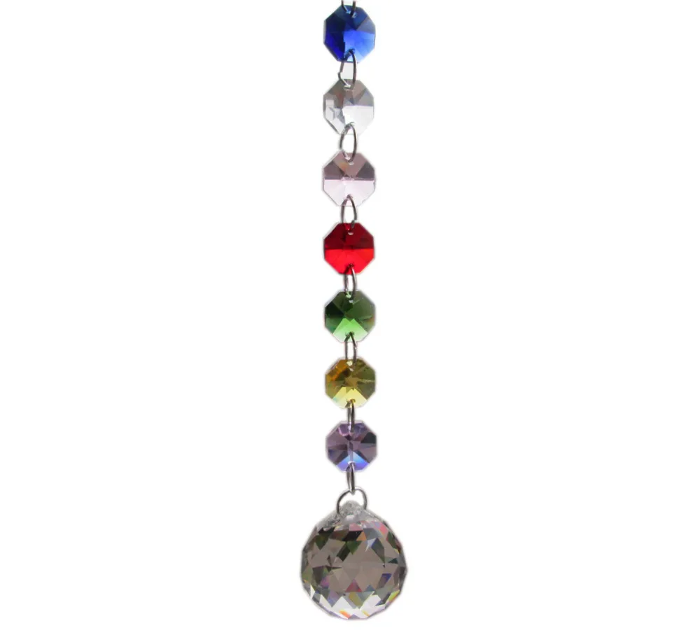 3FT Garland Color mixing Lamp Prisms Crystal Octagon Beads Window Treatment Curtains with Ball 30mm M02094-15
3FT Garland Color mixing Lamp Prisms Crystal Octagon Beads Window Treatment Curtains with Ball 30mm M02094-15