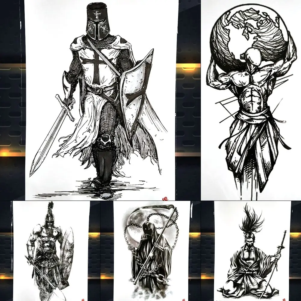 Superheros Waterproof Temporary Tattoos For Men Body Arm Fake Big Arm Tattoo Stickers For Women Black Temo India Warrior Tatoo
Superheros Waterproof Temporary Tattoos For Men Body Arm Fake Big Arm Tattoo Stickers For Women Black Temo India Warrior Tatoo