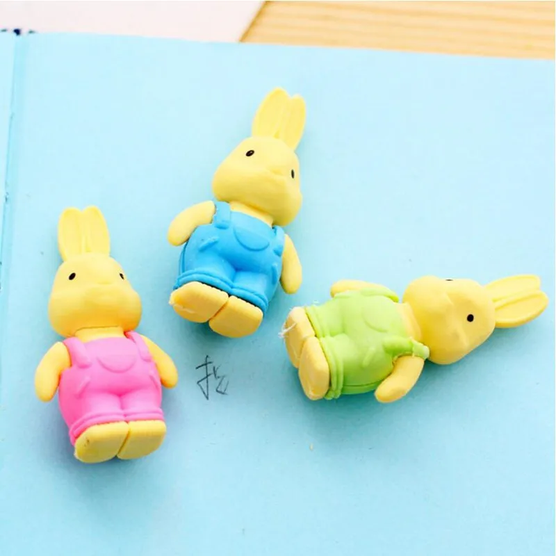 27 Pcs/lot Mini Cute Eraser Lovely Cartoon Suspender Trousers Rabbit Eraser For Kids Gift School Supplies Student
27 Pcs/lot Mini Cute Eraser Lovely Cartoon Suspender Trousers Rabbit Eraser For Kids Gift School Supplies Student