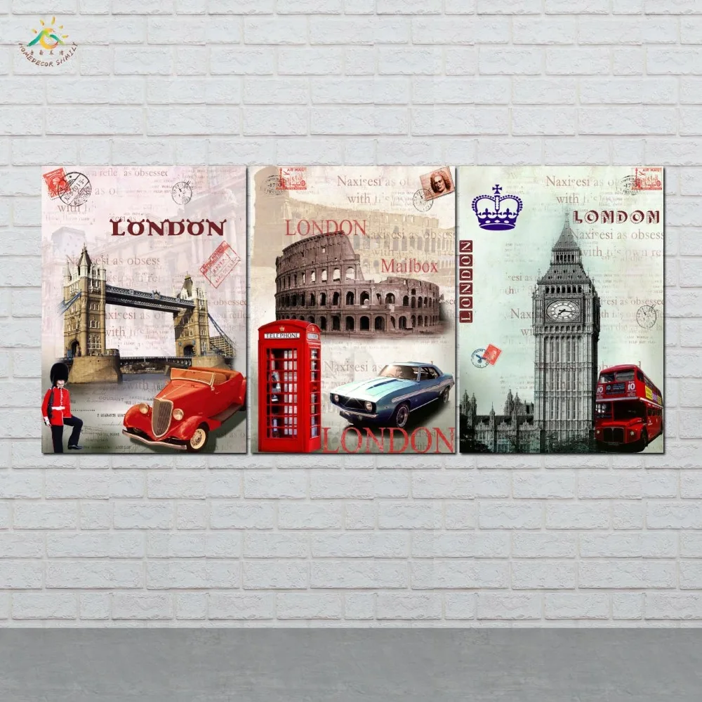 Vintage London Street Wall Art HD Prints Canvas Art Painting Modular Picture And Vintag Poster Canvas Painting 3 PIECES
Vintage London Street Wall Art HD Prints Canvas Art Painting Modular Picture And Vintag Poster Canvas Painting 3 PIECES