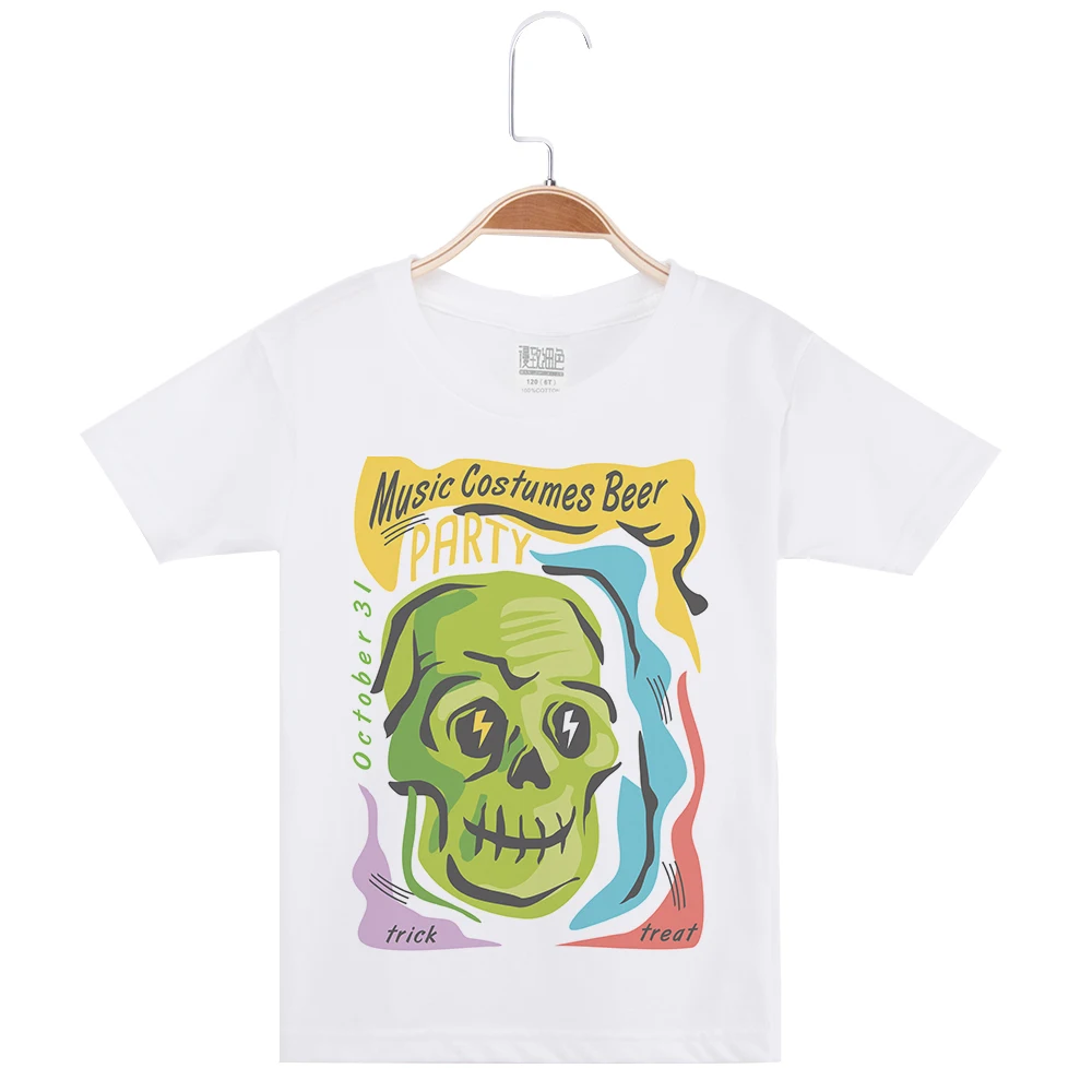 Hot Sale Boy o-Neck T Shirts Child Cotton Fashion Short Sleeve Tees Skull Printing Children Clothing Kids Basic White Tee Shirt
Hot Sale Boy o-Neck T Shirts Child Cotton Fashion Short Sleeve Tees Skull Printing Children Clothing Kids Basic White Tee Shirt