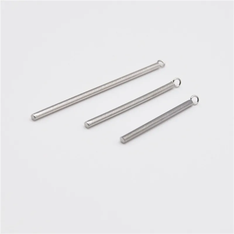 10/20/30/40mm Length Cylindrical Sticks Pendant Jewelry Charms stainless steel Tassel for Handmade Necklace DIY Findings
10/20/30/40mm Length Cylindrical Sticks Pendant Jewelry Charms stainless steel Tassel for Handmade Necklace DIY Findings
