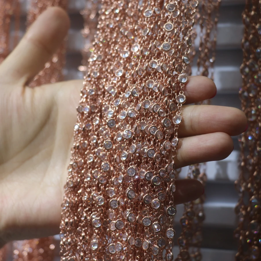1M Faceted Gunemtal Rose Zircon Chain Wholesale Gem stone Chain Wire Wrapped Plated Round Hollow with CZ Diamo Beads Findings
1M Faceted Gunemtal Rose Zircon Chain Wholesale Gem stone Chain Wire Wrapped Plated Round Hollow with CZ Diamo Beads Findings