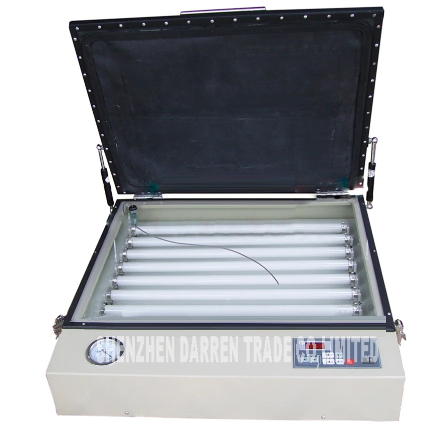 Vacuum printer flat panel display screen printing machine Vacuum exposure to UV exposure equipment units biggest screen 46*56cm
Vacuum printer flat panel display screen printing machine Vacuum exposure to UV exposure equipment units biggest screen 46*56cm