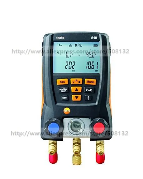 Цифровой манометр Testo 549 2 клапана система для HVAC 0560 0550|digital manifold gauge|manifold gaugedigital |