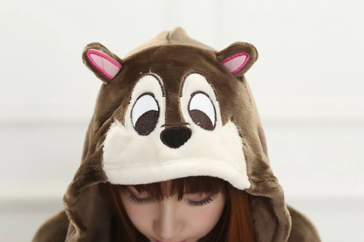 Kigurumi New Animal Chipmunk Onesie Unisex Adult Pajamas Pyjamas Pijamas Cosplay Costume Sleepwear Carnival Costumes
Kigurumi New Animal Chipmunk Onesie Unisex Adult Pajamas Pyjamas Pijamas Cosplay Costume Sleepwear Carnival Costumes