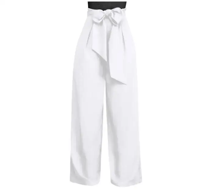 Winter Women Wide Leg Pants High Waist Bow tie Belted Sexy Silm Elegant Office OL Style Female Long Trousers Pantalon
Winter Women Wide Leg Pants High Waist Bow tie Belted Sexy Silm Elegant Office OL Style Female Long Trousers Pantalon