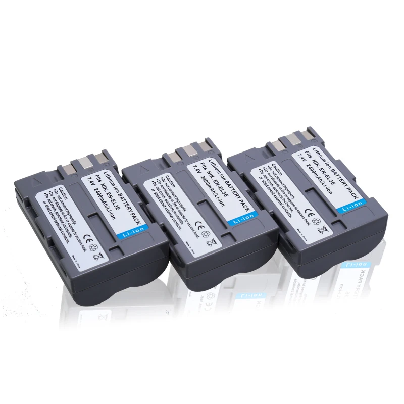 Оптовая продажа 3 шт EN-EL3e EL3e 7,4 V 2400mAh батареи камеры для Nikon ENEL3E EN EL3E D30 D50 D70 D90 D70S D300 высокое качество
Оптовая продажа 3 шт EN-EL3e EL3e 7,4 V 2400mAh батареи камеры для Nikon ENEL3E EN EL3E D30 D50 D70 D90 D70S D300 высокое качество