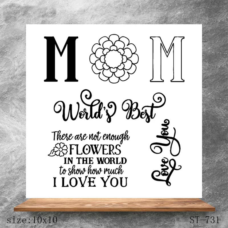 ZhuoAng I LOVE YOU Transparent Seals for DIY scrapbooking photo album Clear Stamps 10*10cm
ZhuoAng I LOVE YOU Transparent Seals for DIY scrapbooking photo album Clear Stamps 10*10cm