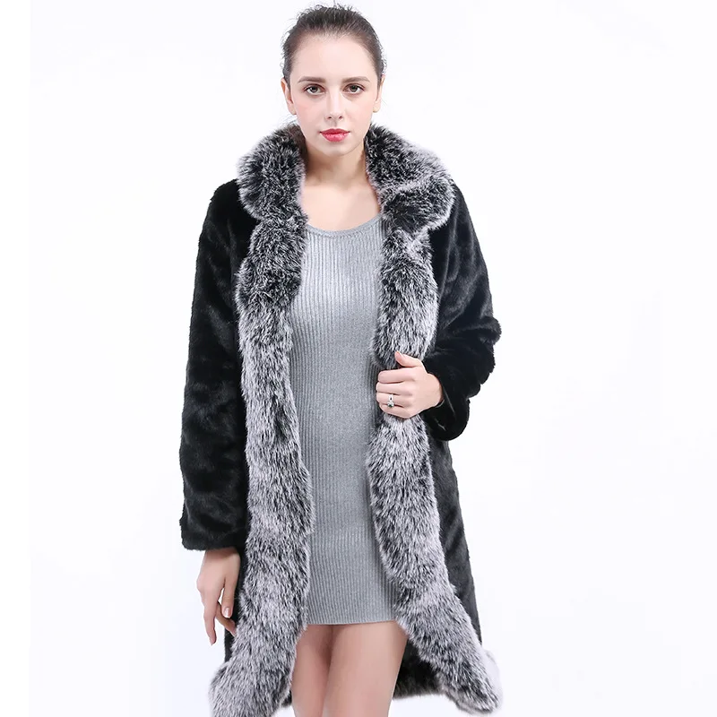 COATS Winter Office Ladies Long Warm Faux Fur Coat Large Size 3XL 4XL Elegent Thick Warm Fur Overcoat Female Coats LQ258
COATS Winter Office Ladies Long Warm Faux Fur Coat Large Size 3XL 4XL Elegent Thick Warm Fur Overcoat Female Coats LQ258