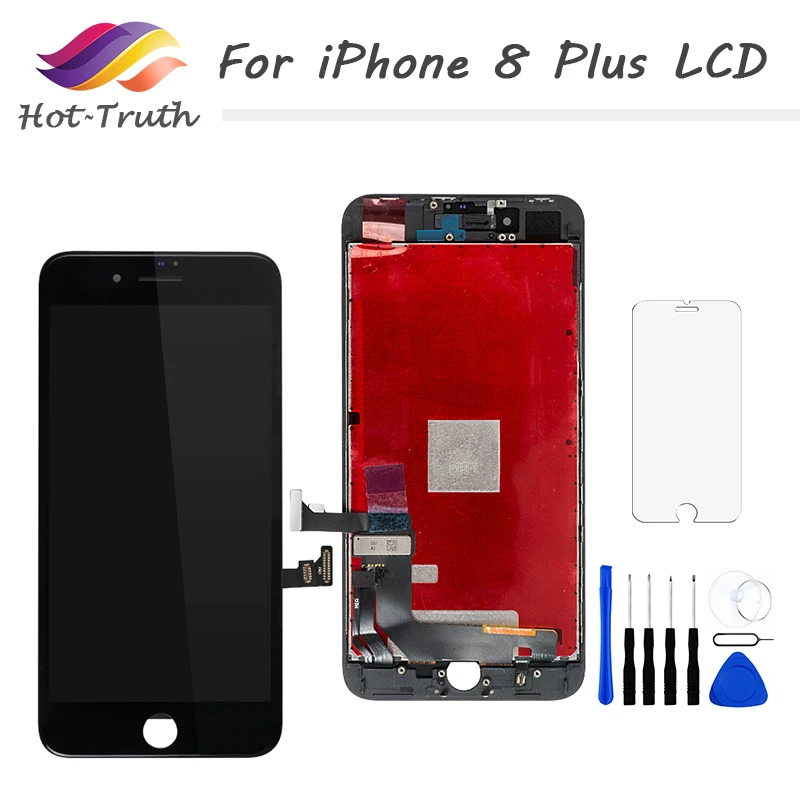 10 шт./лот класс AAA ЖК дисплей для Apple iPhone 8 Plus LCD A1864 A1897 A1898 экран 3D с сенсорным