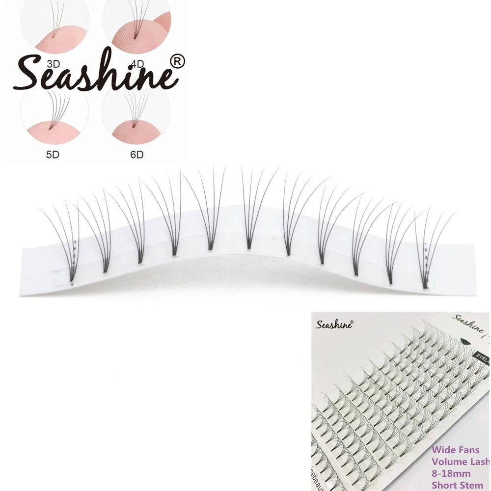 Seashine Mink Eyelash Extension Supplies Eyelashes Lashes Short Stem Premade Fans 3D 4D 5D 6D Russian Volume Lashes Extensions
Seashine Mink Eyelash Extension Supplies Eyelashes Lashes Short Stem Premade Fans 3D 4D 5D 6D Russian Volume Lashes Extensions