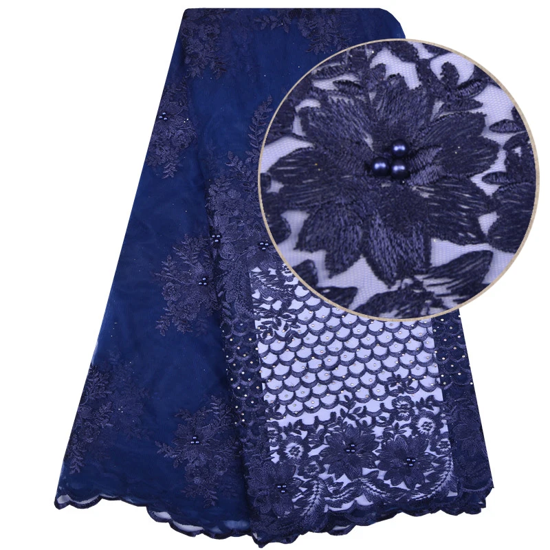 Latest 2018 African Lace Fabric With Beads And Stones Nigerian Wedding Embroidered French Tulle Lace Material For Bridal 1168
Latest 2018 African Lace Fabric With Beads And Stones Nigerian Wedding Embroidered French Tulle Lace Material For Bridal 1168
