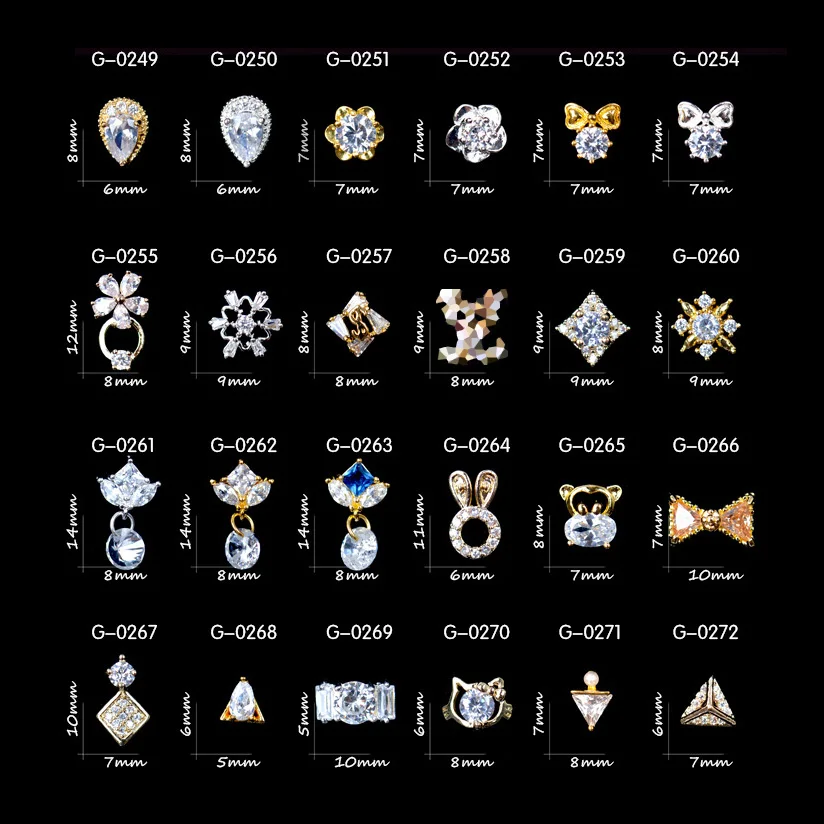 10pcs/Lot Zircon Gemstone Nail Art Jewelry Alloy Decoration Snowflakes/Water/Bow/Pendant Rhinestone Manicure Charms
10pcs/Lot Zircon Gemstone Nail Art Jewelry Alloy Decoration Snowflakes/Water/Bow/Pendant Rhinestone Manicure Charms
