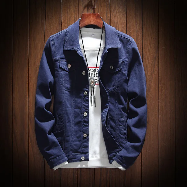 Rlyaeiz 2019 Spring Fashion 6 Colors Denim Jacket Men High Quality Casual Bomber Jackets Men Single Breasted Slim Cowboy Jacket
Rlyaeiz 2019 Spring Fashion 6 Colors Denim Jacket Men High Quality Casual Bomber Jackets Men Single Breasted Slim Cowboy Jacket