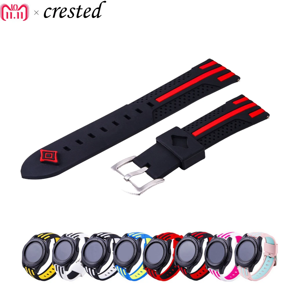 22mm band for Samsung Galaxy Watch 46mm Gear S3 Frontier band bracelet Silicone watchband Huawei watch GT strap Gear S 3 46 MM
22mm band for Samsung Galaxy Watch 46mm Gear S3 Frontier band bracelet Silicone watchband Huawei watch GT strap Gear S 3 46 MM
