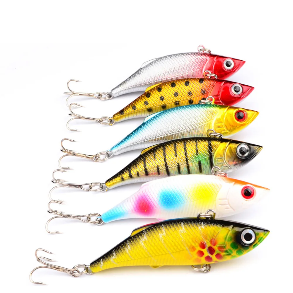 6PCS Fishing Fish Bass Crankbaits Crank Minnow lure hook baits 8cm/11.5g Free shipping
6PCS Fishing Fish Bass Crankbaits Crank Minnow lure hook baits 8cm/11.5g Free shipping