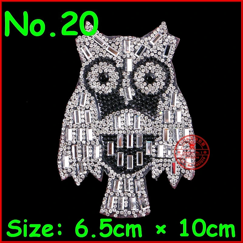 1 pcs/lot Owl Patch Clear Crystal Motif Hot Fix Iron On Rhinestones Motifs Patches For Children Women T-Shirt Clothing Wedding
1 pcs/lot Owl Patch Clear Crystal Motif Hot Fix Iron On Rhinestones Motifs Patches For Children Women T-Shirt Clothing Wedding