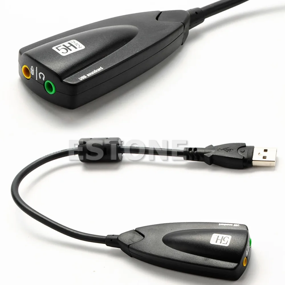 Стальная серия Siberia 5H V2 7 1 Внешняя USB звуковая карта для 3D виртуального