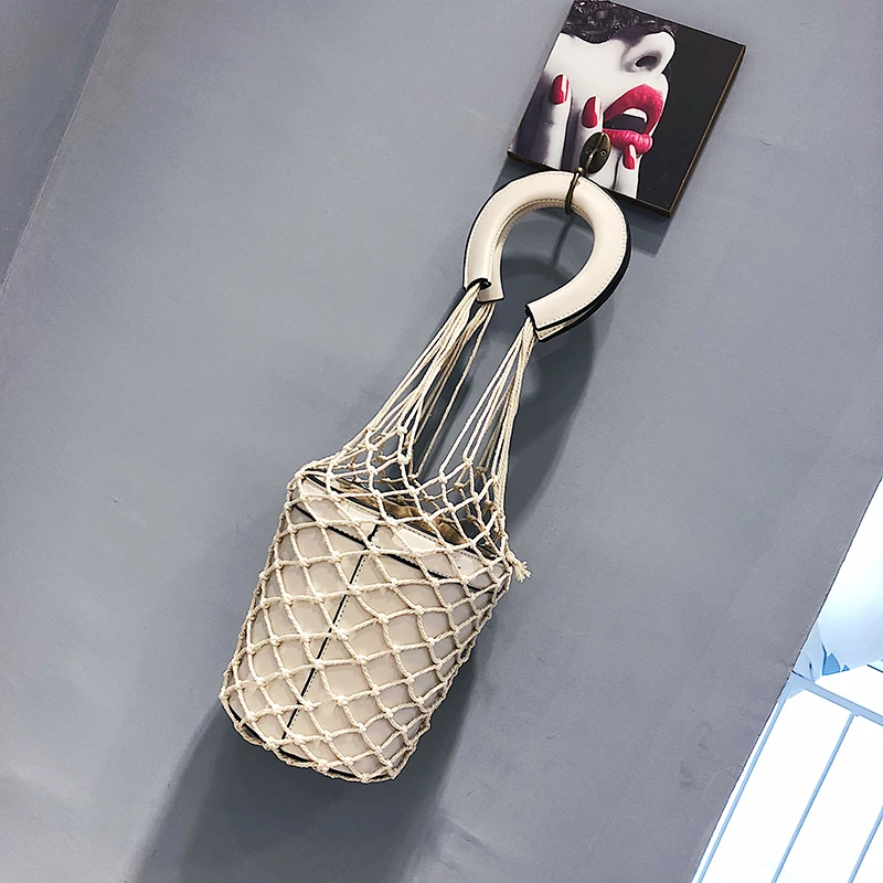 Trend Design Personality Hollow Net Bucket Pu Leather Women's Casual Totes Ladies Handbag Pouch Vintage Flap 4 Colors
Trend Design Personality Hollow Net Bucket Pu Leather Women's Casual Totes Ladies Handbag Pouch Vintage Flap 4 Colors