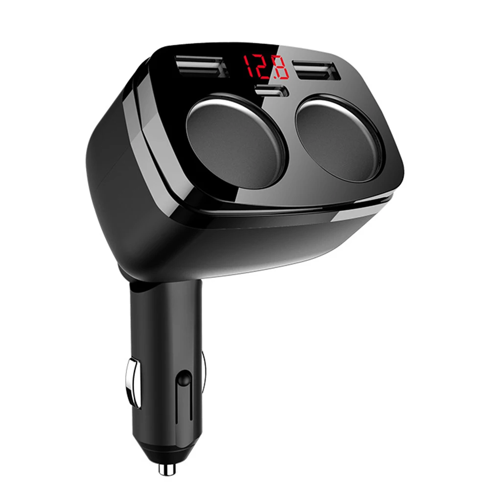 Universal 6.8A Multi - Function Fast Car Charger Intelligent Digital Display, Voltage Monitoring With Dual USB Port
Universal 6.8A Multi - Function Fast Car Charger Intelligent Digital Display, Voltage Monitoring With Dual USB Port