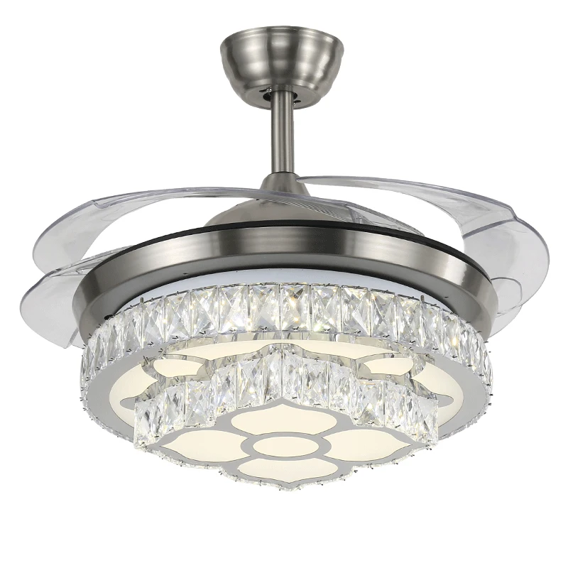 42inch 108cm The dimming control Stealth fan lamp ceiling lamp crystal restaurant dining room living room 110-240v
42inch 108cm The dimming control Stealth fan lamp ceiling lamp crystal restaurant dining room living room 110-240v