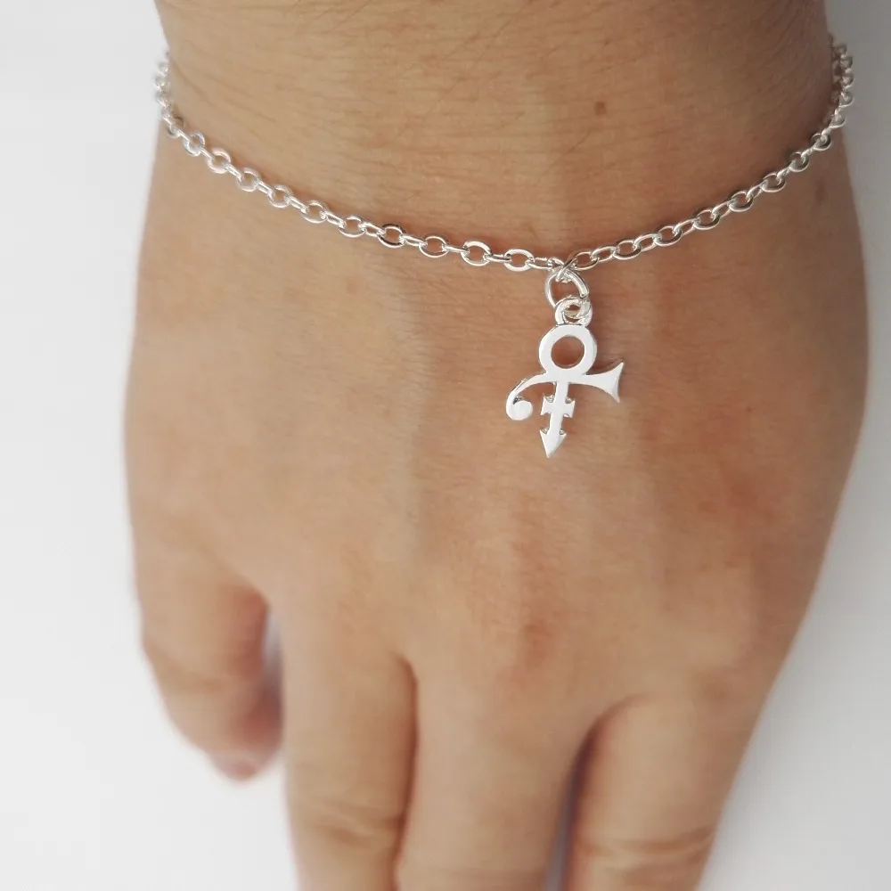 2016 браслет с символом памяти принца подвесками серебряным покрытием для женщин и
