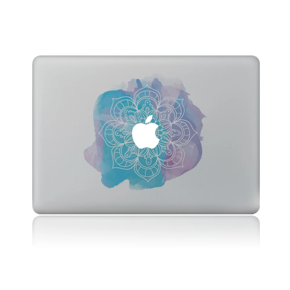 Чернильная живопись лотос виниловая наклейка для ноутбука macbook Pro Air 13 дюймов