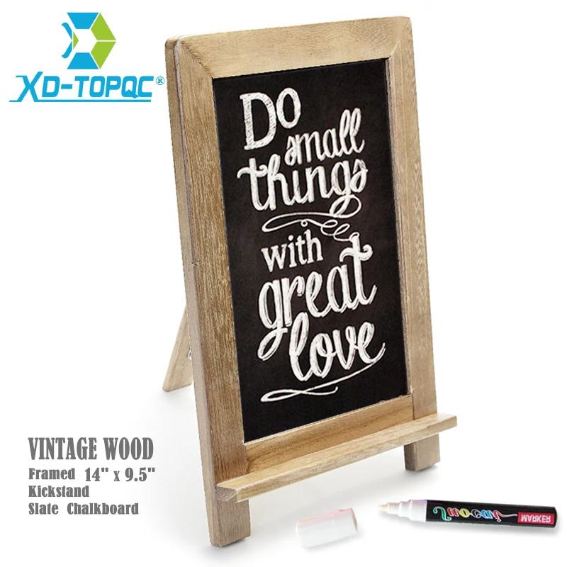 14"x9.5" Slate Chalkboard Vintage Kitchen Easel Blackboard Restaurant Wood Frame Standing Memo Black Board Free Fluorescent Pen
14"x9.5" Slate Chalkboard Vintage Kitchen Easel Blackboard Restaurant Wood Frame Standing Memo Black Board Free Fluorescent Pen