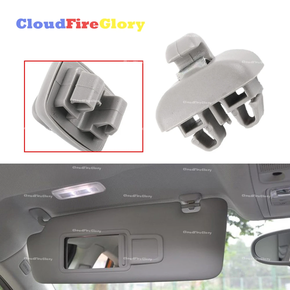 CloudFireGlory For Audi TT A6 C5 2000 2005 Front Sun Visor Sunvisor Clip Hanger Hook Retain Holder Grey Gray 4B0857562 4B0857563
CloudFireGlory For Audi TT A6 C5 2000 2005 Front Sun Visor Sunvisor Clip Hanger Hook Retain Holder Grey Gray 4B0857562 4B0857563
