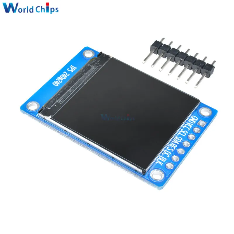 1.3 inch IPS HD TFT ST7789 Drive IC 240*240 SPI Communication 3.3V Voltage 4-Wire SPI Interface Full Color LCD OLED Display DIY
1.3 inch IPS HD TFT ST7789 Drive IC 240*240 SPI Communication 3.3V Voltage 4-Wire SPI Interface Full Color LCD OLED Display DIY