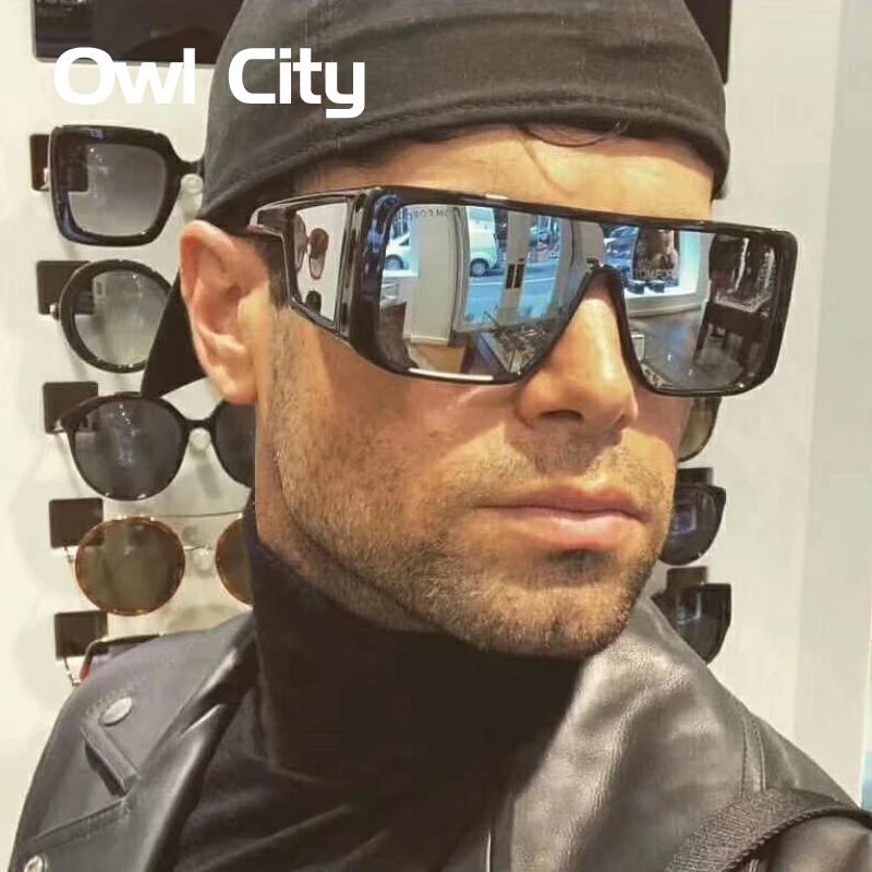 Owl City Sunglasses Men Vintage Brand Designer Women Sunglass Retro Rectangle Big Black Eyewear Shades Oversized Man Sun Glasses
Owl City Sunglasses Men Vintage Brand Designer Women Sunglass Retro Rectangle Big Black Eyewear Shades Oversized Man Sun Glasses