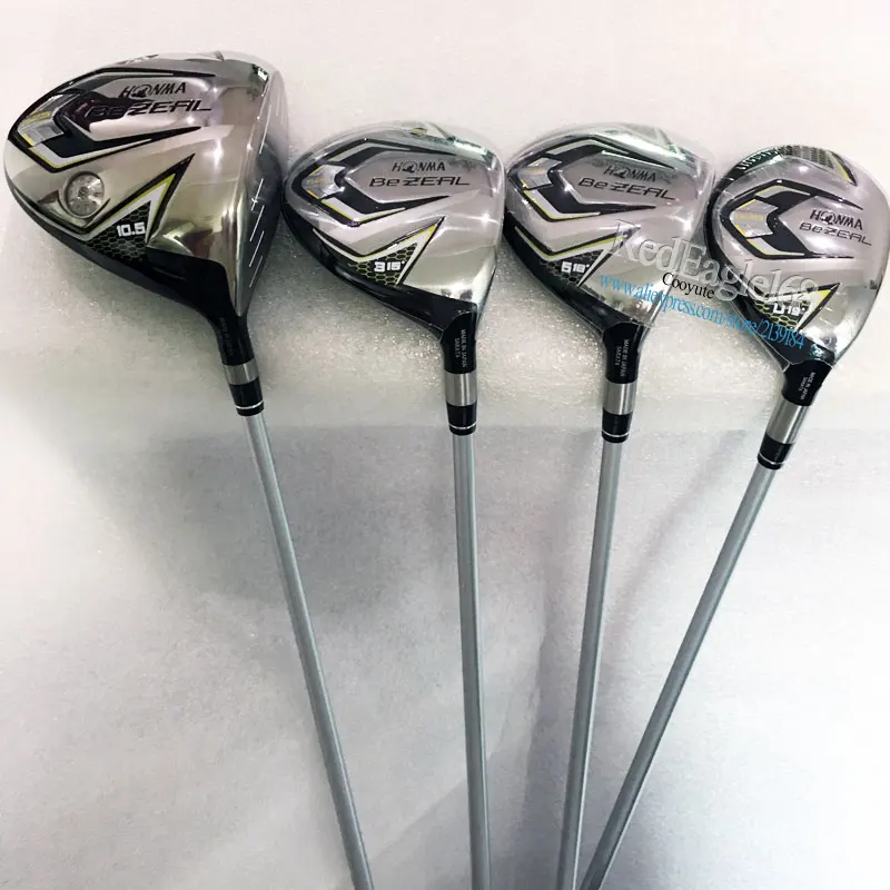 

New Golf Clubs HONMA BEZEAL 525 Golf Wood Set Clubs Driver1 3 5 Fairway Woods R or S Graphite Shaft Free Shipping