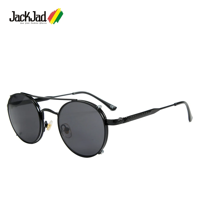 JackJad 2020 Fashion SteamPunk Style Clip On Round Sunglasses Vintage Lens Removable Brand Design Sun Glasses Oculos De Sol S085
JackJad 2020 Fashion SteamPunk Style Clip On Round Sunglasses Vintage Lens Removable Brand Design Sun Glasses Oculos De Sol S085