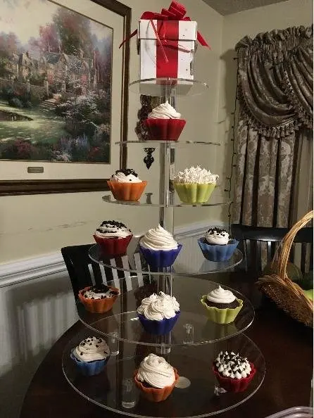 Large 6-Tier Acrylic Glass Round Cake Stand-Cupcake Stand- Dessert Stand-tea Party Serving Platter for Wedding Party
Large 6-Tier Acrylic Glass Round Cake Stand-Cupcake Stand- Dessert Stand-tea Party Serving Platter for Wedding Party