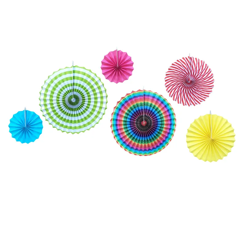 Hot! Set of 6 Assorted Paper Fans for Wedding Backdrop Birthday Baby Shower Bridal Shower Decoration, Strip Carnival Backdrop
Hot! Set of 6 Assorted Paper Fans for Wedding Backdrop Birthday Baby Shower Bridal Shower Decoration, Strip Carnival Backdrop