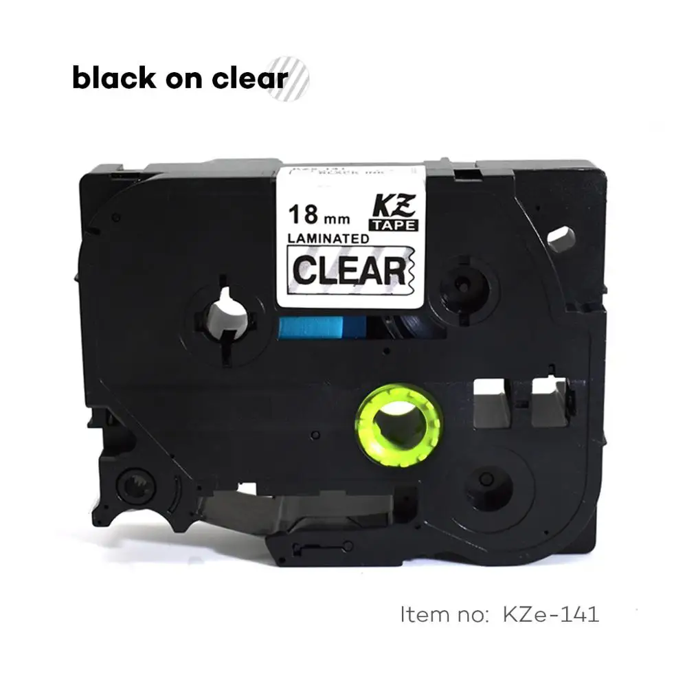 CIDY 20pcs/lot Tze 141 TZ 141 TZ141 TZE141 Black on Clear Laminated Label Tape Compatible for Brother P touch tz-141 tze-141
CIDY 20pcs/lot Tze 141 TZ 141 TZ141 TZE141 Black on Clear Laminated Label Tape Compatible for Brother P touch tz-141 tze-141
